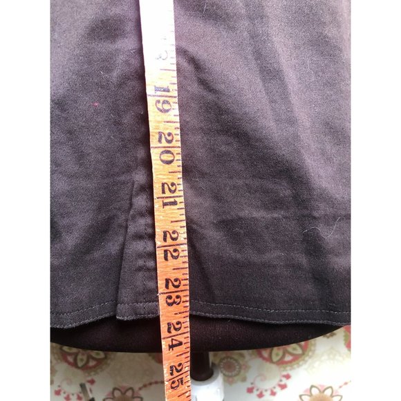 Women's XL David Brooks Lightweight Brown 2-way Zip Jacket w/Embroidery - Picture 7 of 8